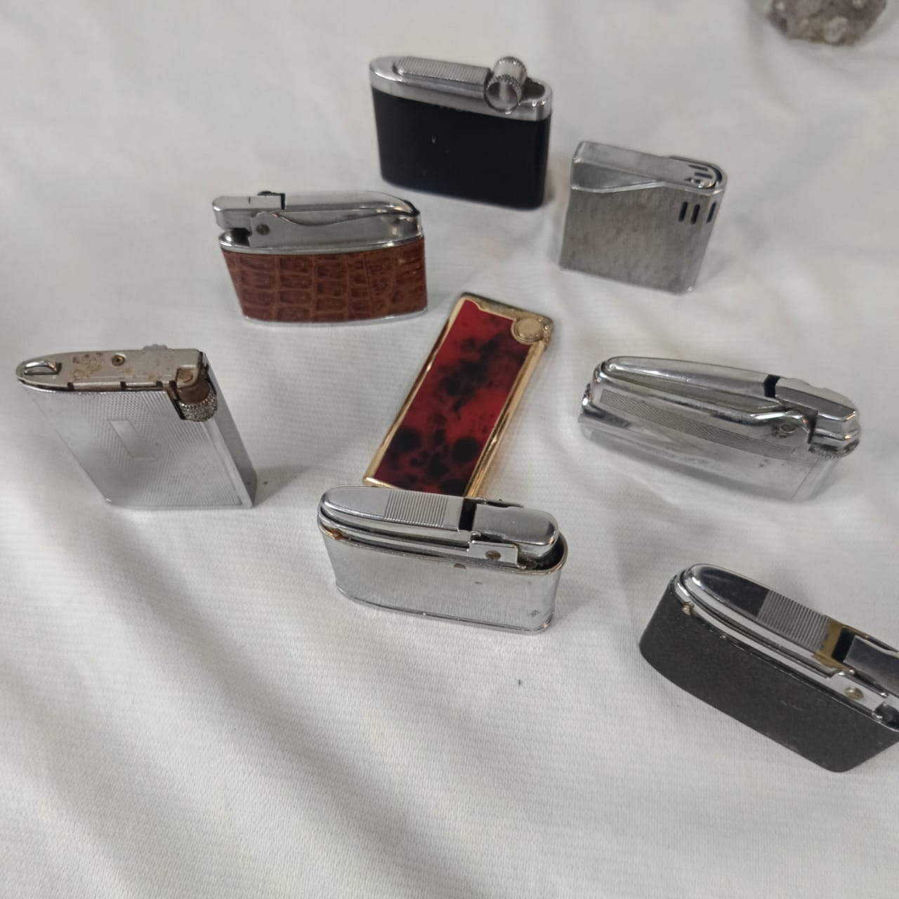 Briquet Dupont en plaqué or vintage original