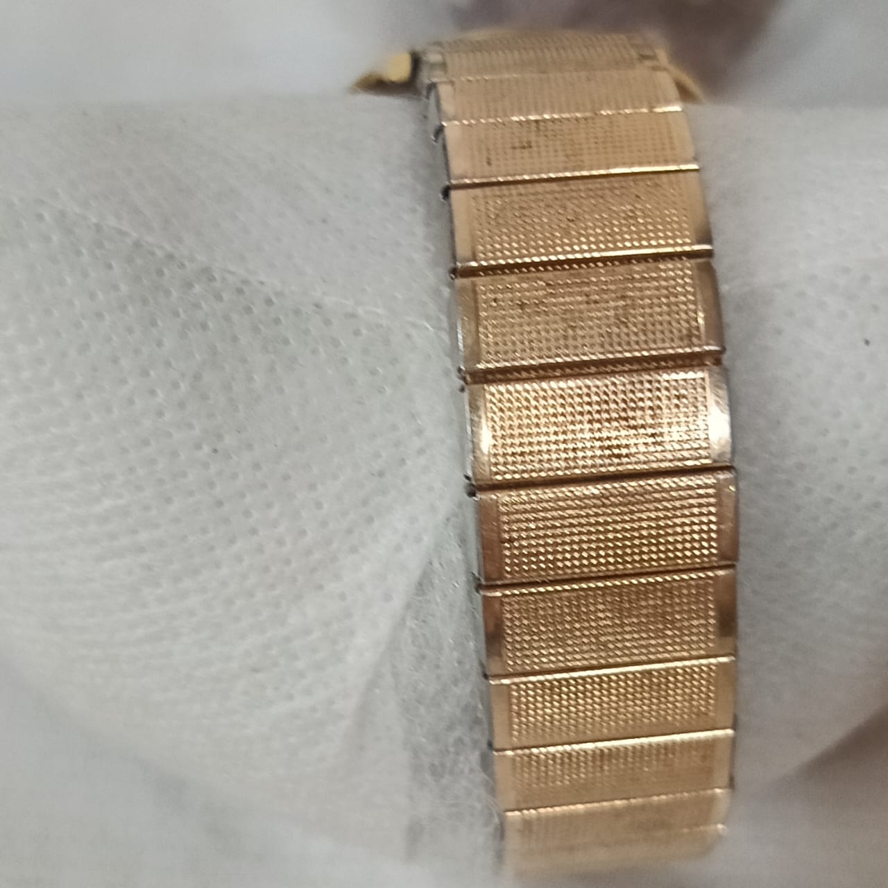 Montre elvia mécanique vintage en plaqué or 38mm