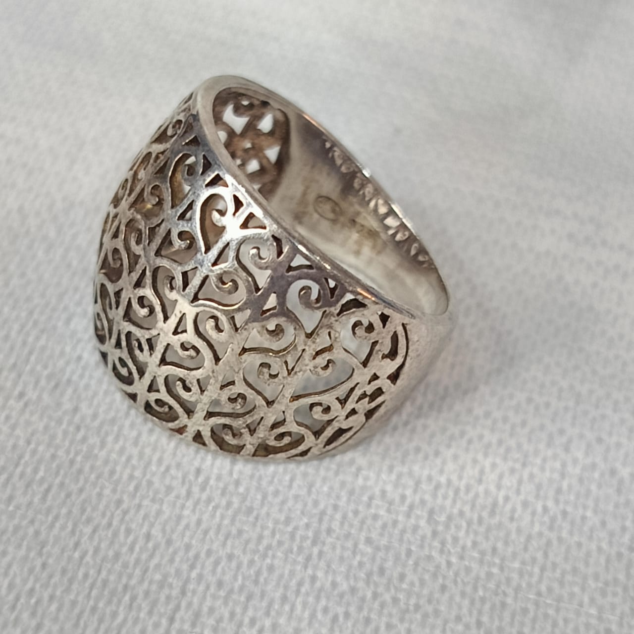 خاتم فضة نسائي فرنسي