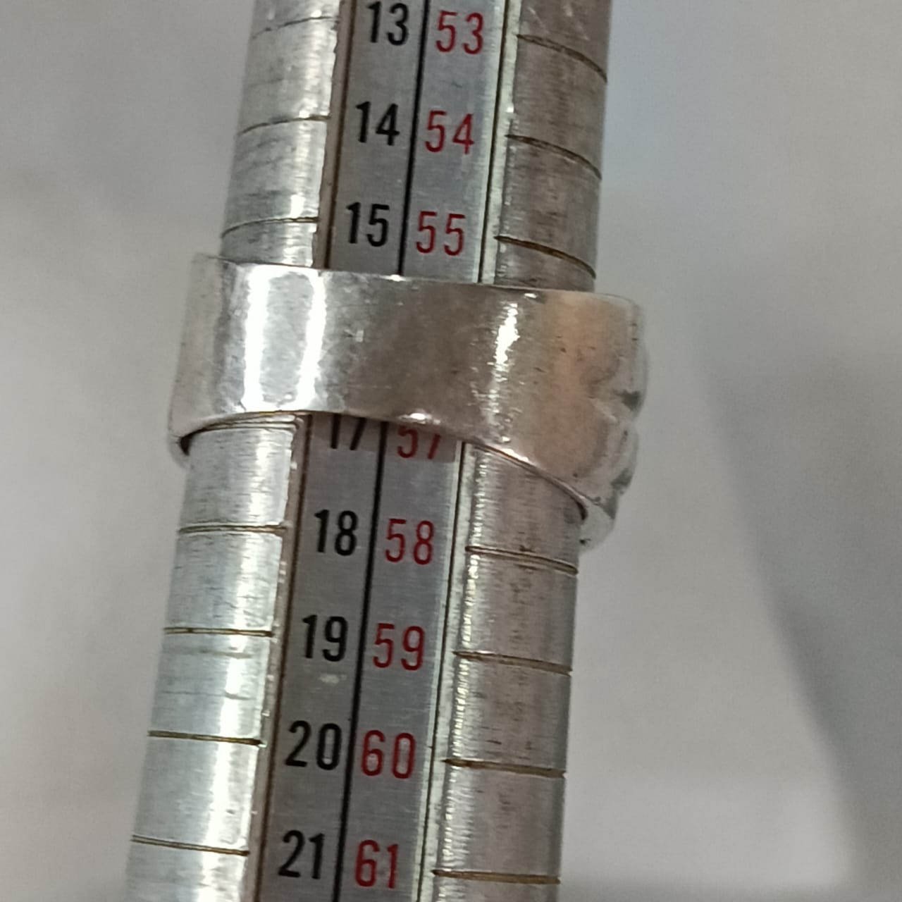 خاتم فضة بحجر دف نجفي