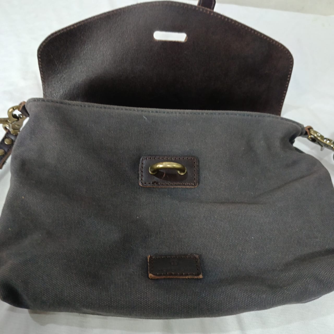 Sac nordlicht femme en cuir et toile original