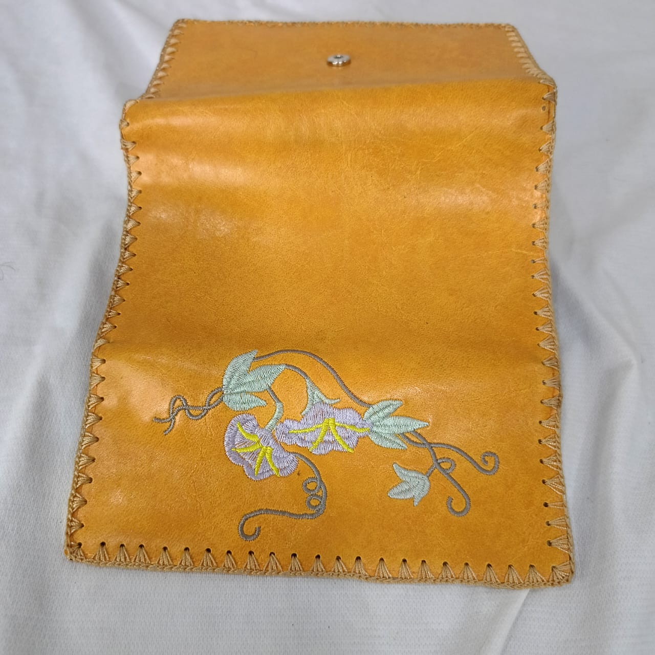 Portefeuille en cuir vintage original