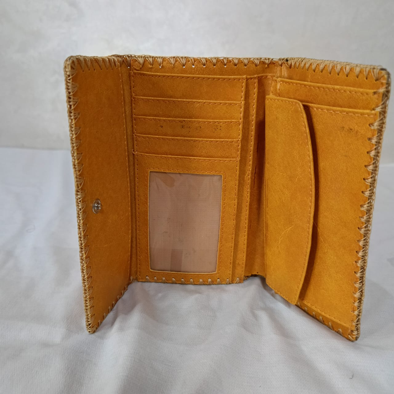 Portefeuille en cuir vintage original