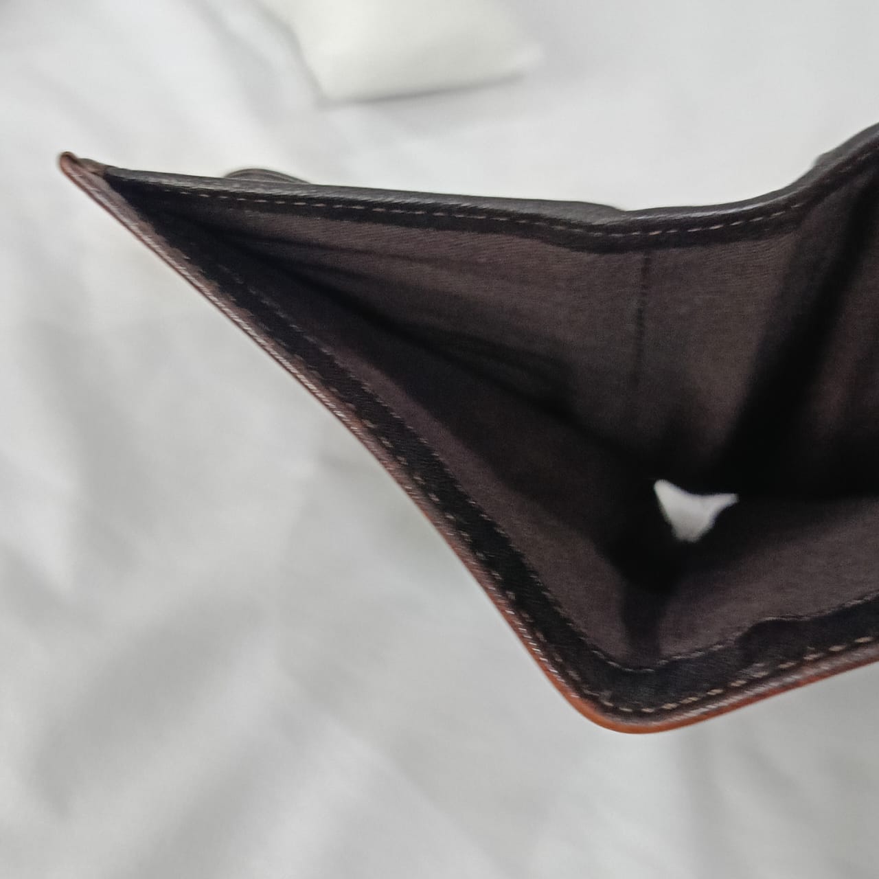 Portefeuille en cuir vintage original