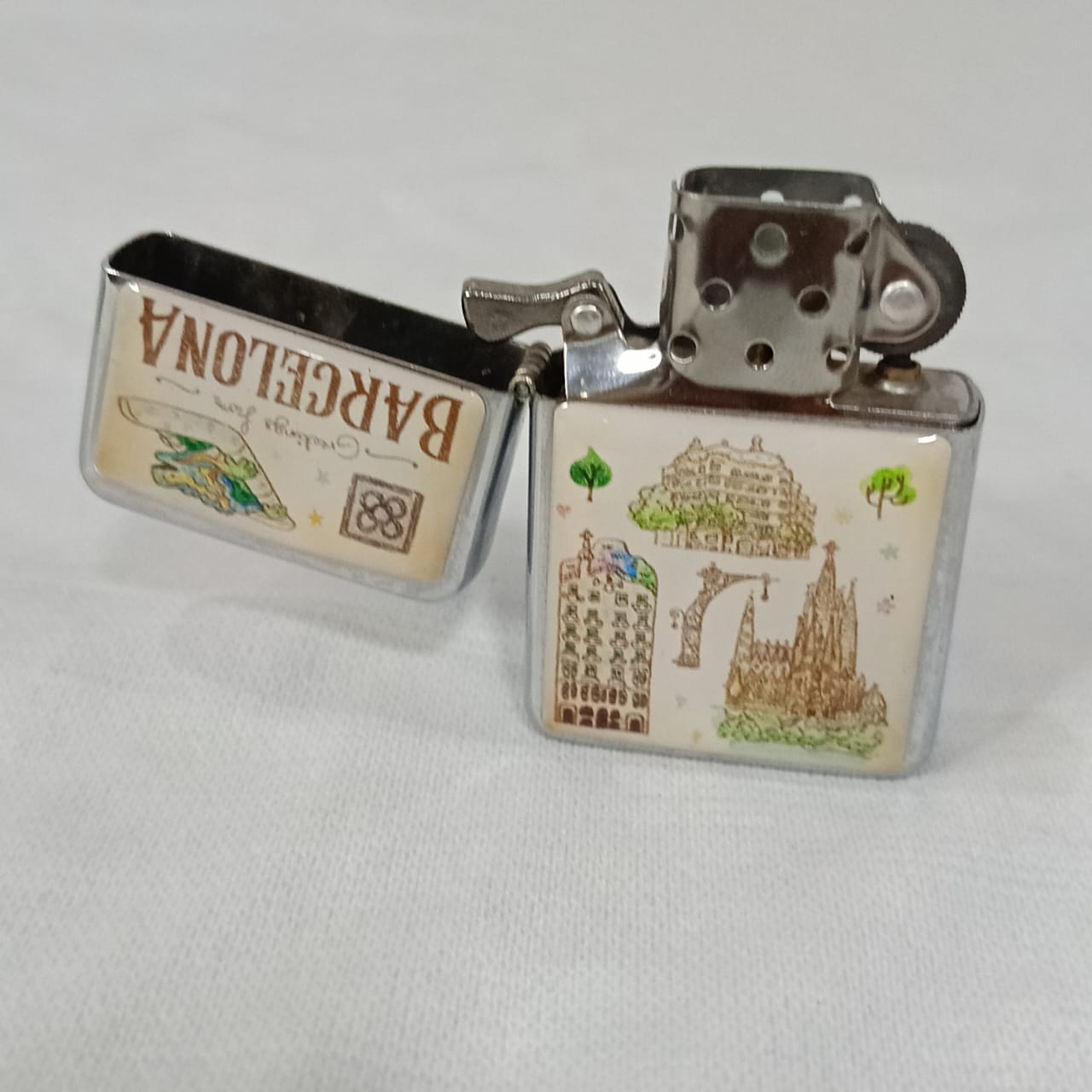 Briquet lifttofil en acier inoxydable