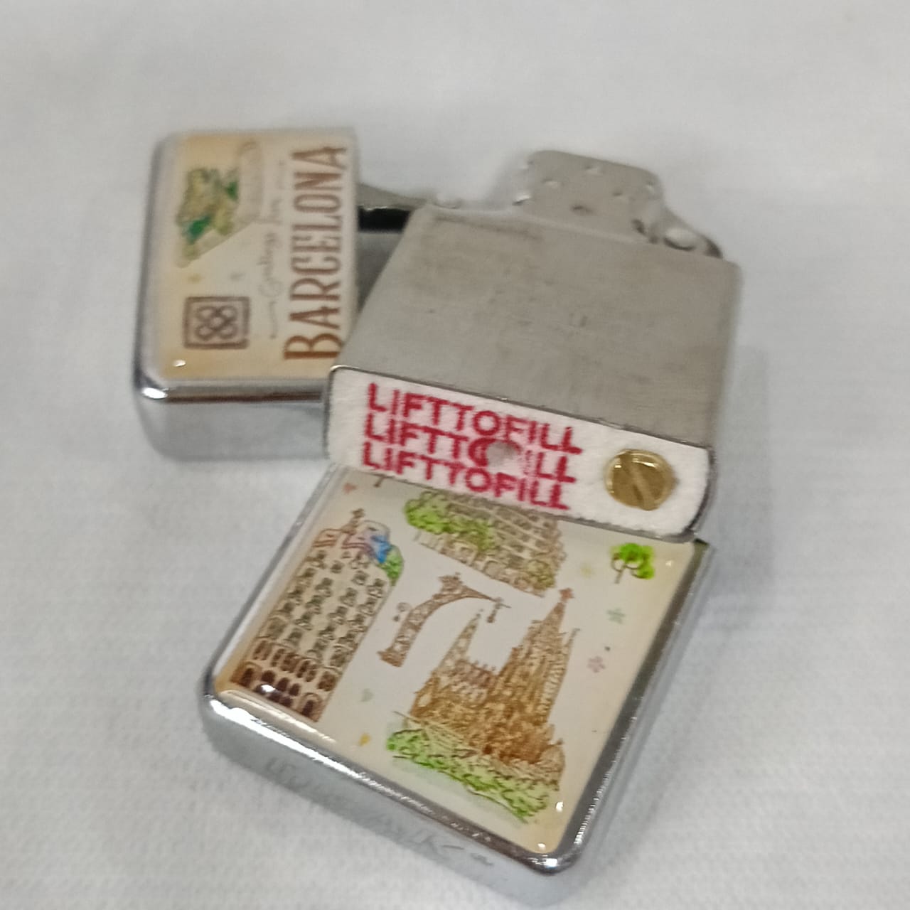 Briquet lifttofil en acier inoxydable