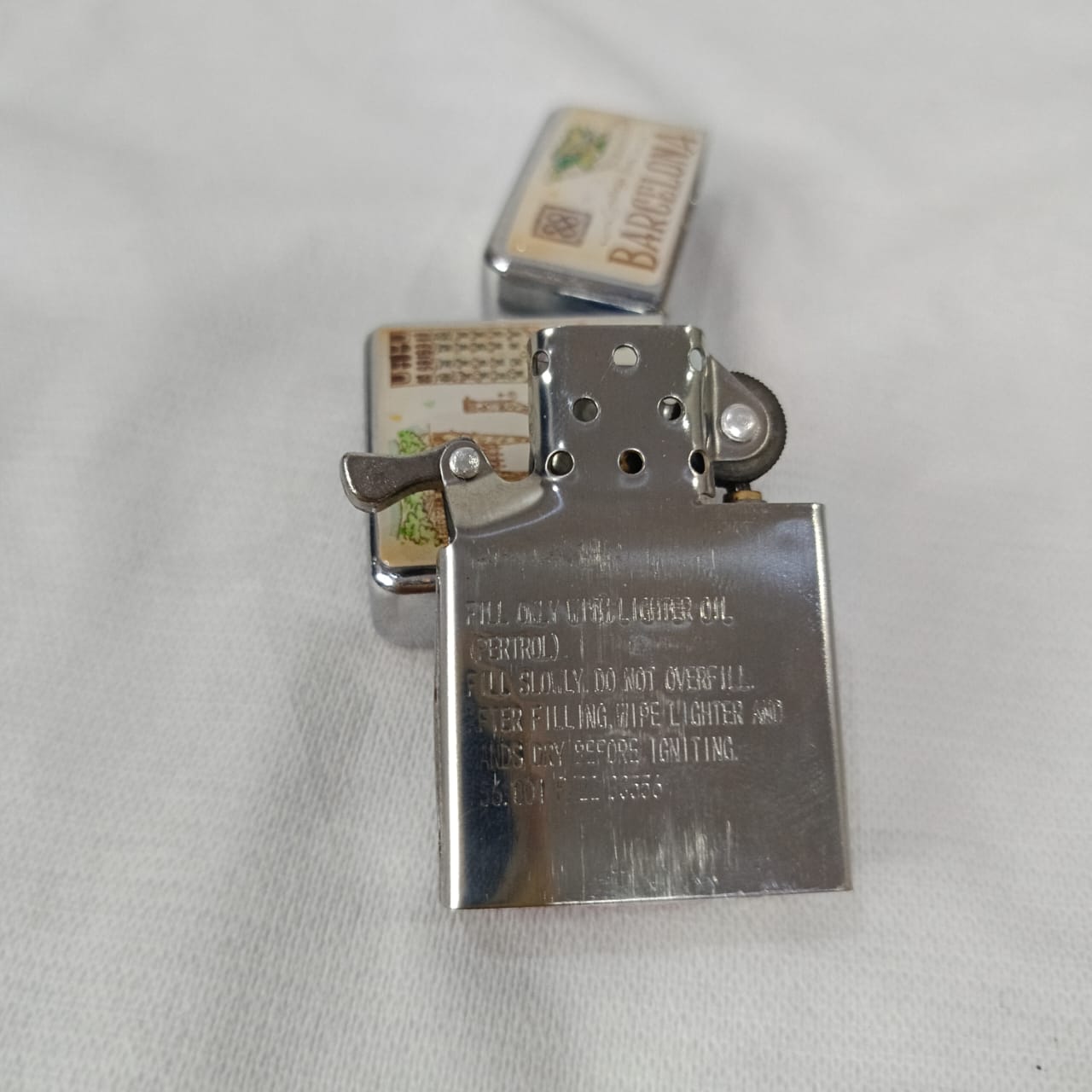 Briquet lifttofil en acier inoxydable