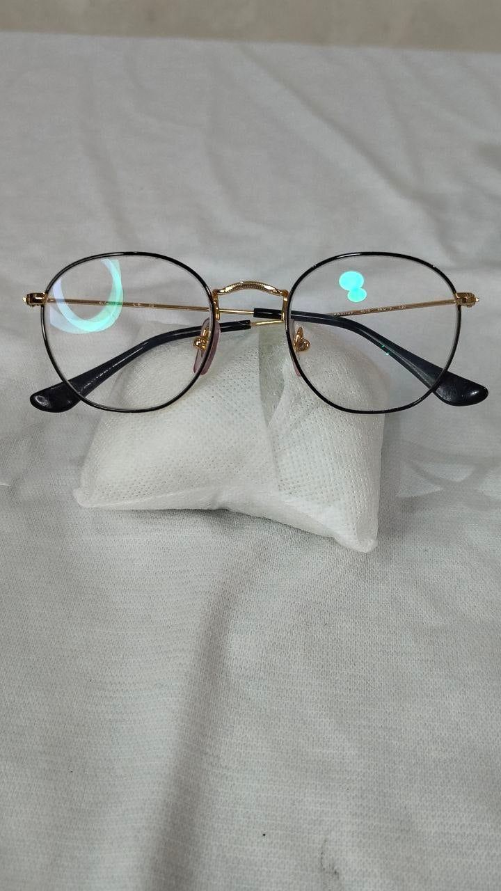 Cadre du lunette plaqué or femme