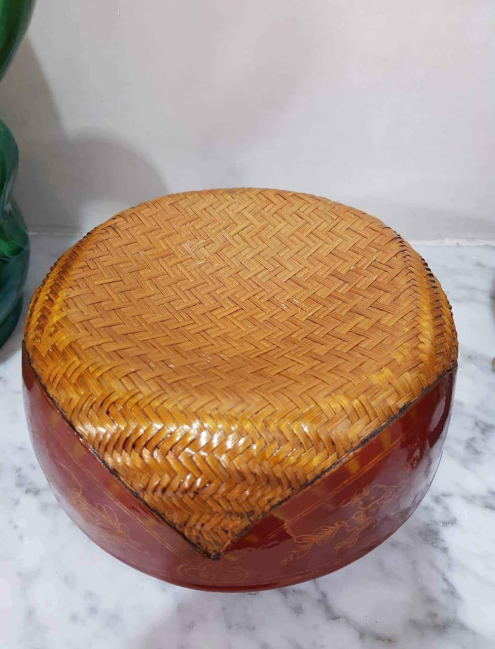 علبة من خيزران قطرها 26cm