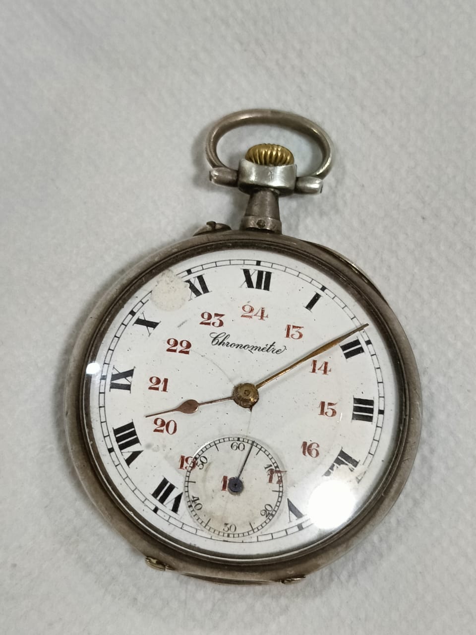 Montre gousset ancienne argent