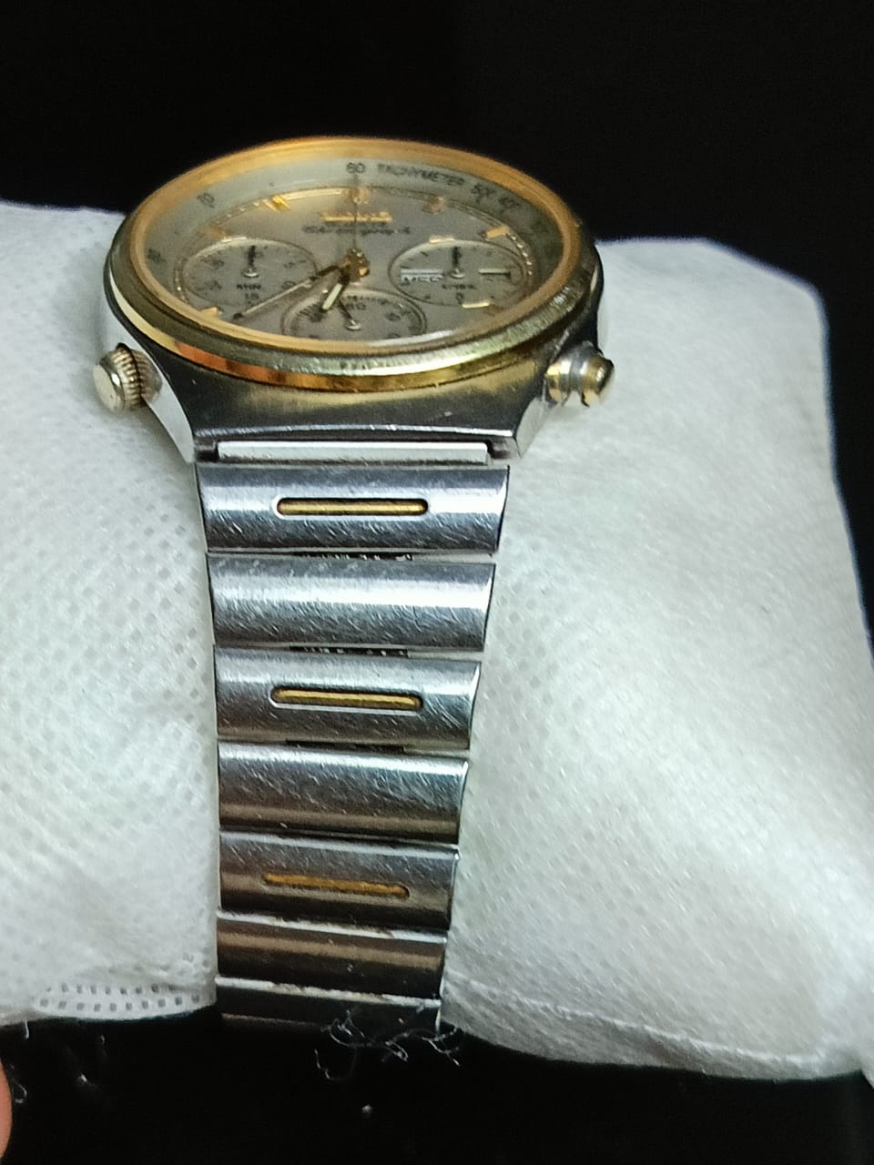 Montre Seiko chronographe Quartz vintage original