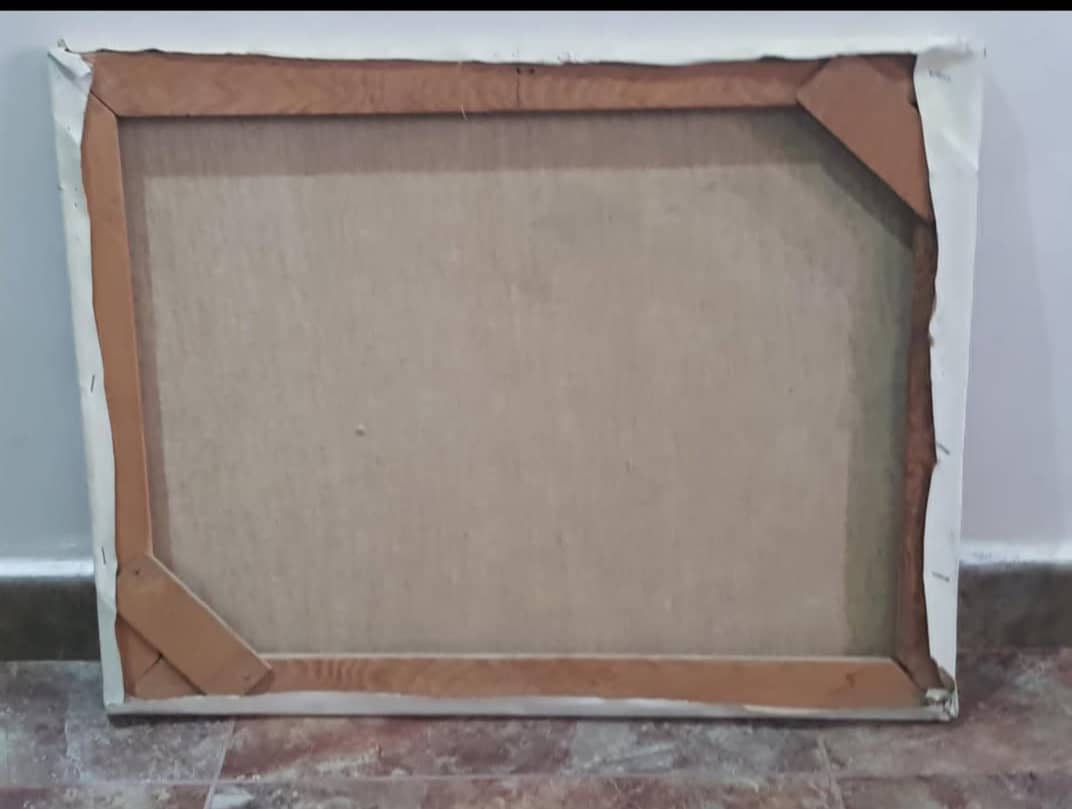 Ancien tableau original signé sur toile 65cm/55cm