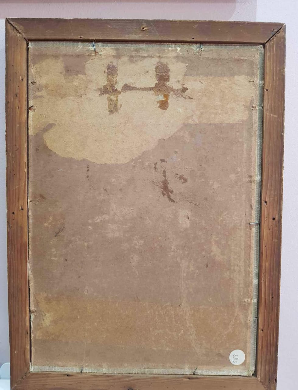 Ancien tableau original signé sur toile 45cm/30cm