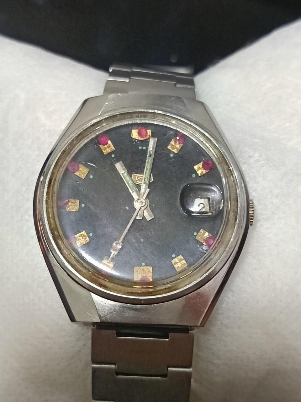 Montre Seiko original automatique rubis et diamant
