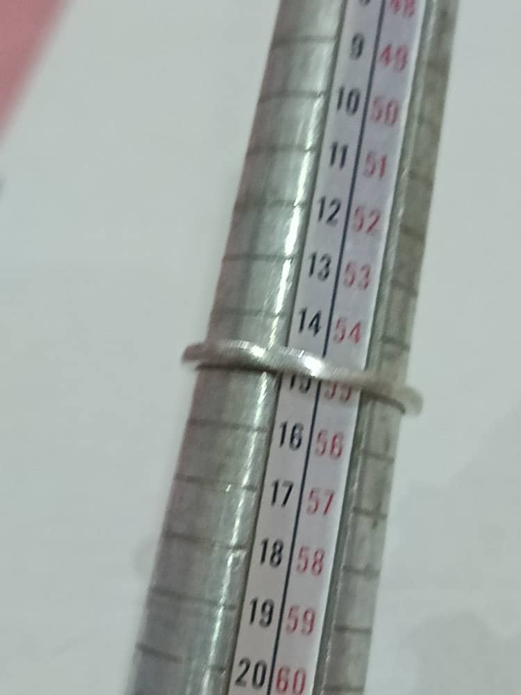 خاتم فضة نسائي