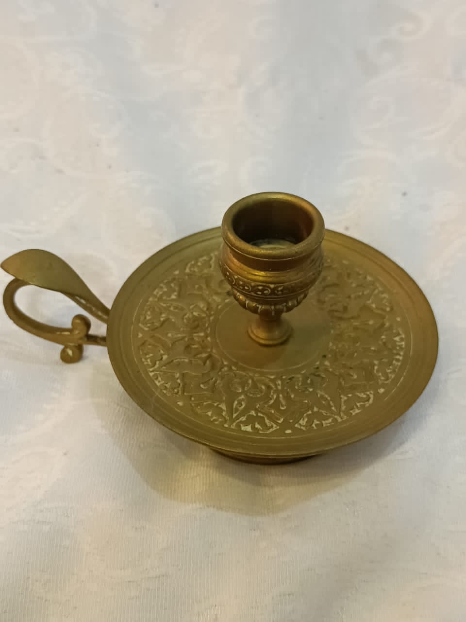 Ancien pougoire en bronze
