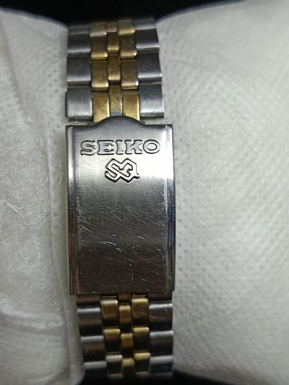 Montre Seiko chronographe Quartz vintage original