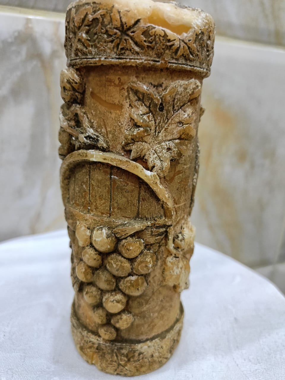 شمعة قديمة جدا أصلية 18cm/7cm