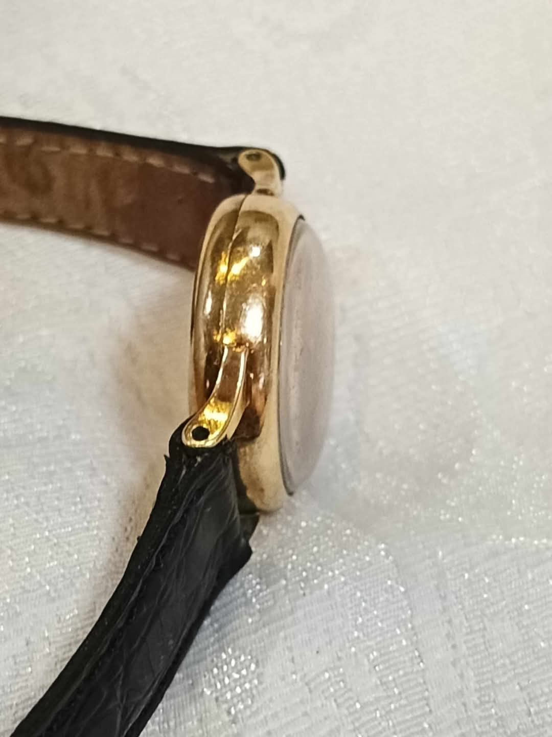 Montre mécanique vintage original plaqué or 10k femme