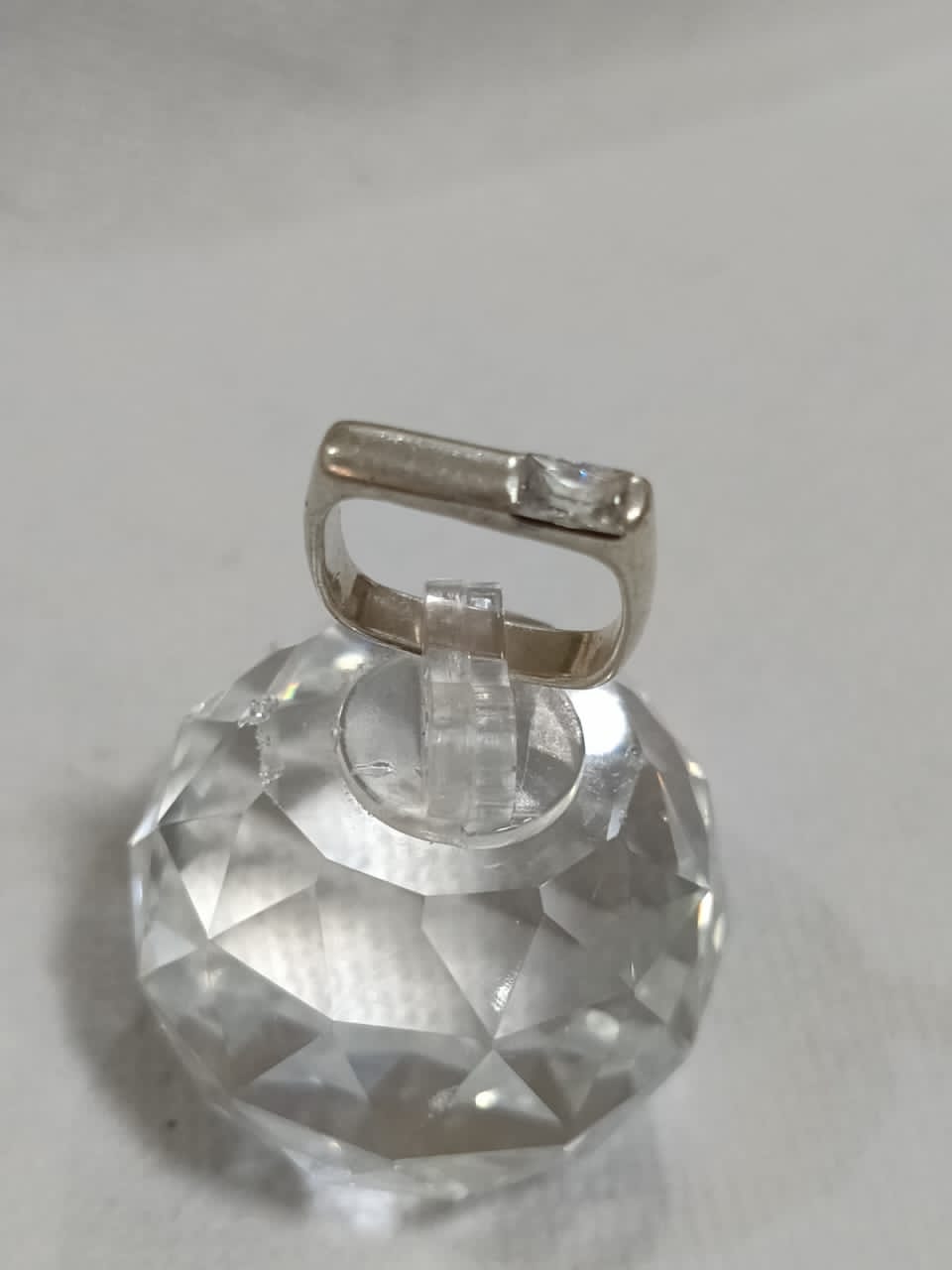 خاتم فضة نسائي