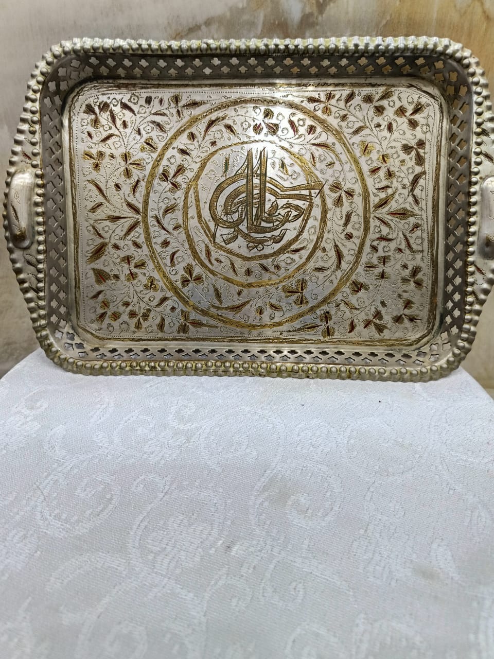 سينية منقوشة قديمة للديكور