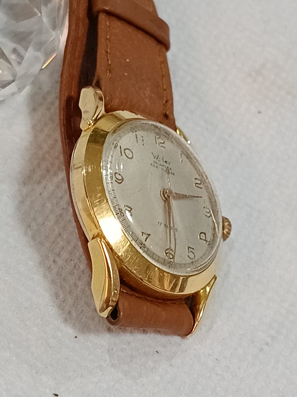 Montre mécanique vintage plaqué or