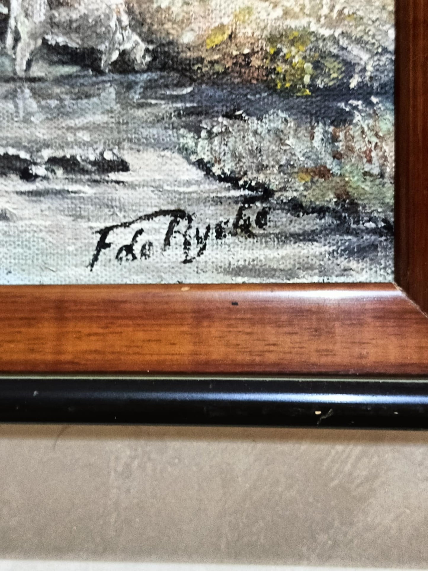 Ancien tableau original signé