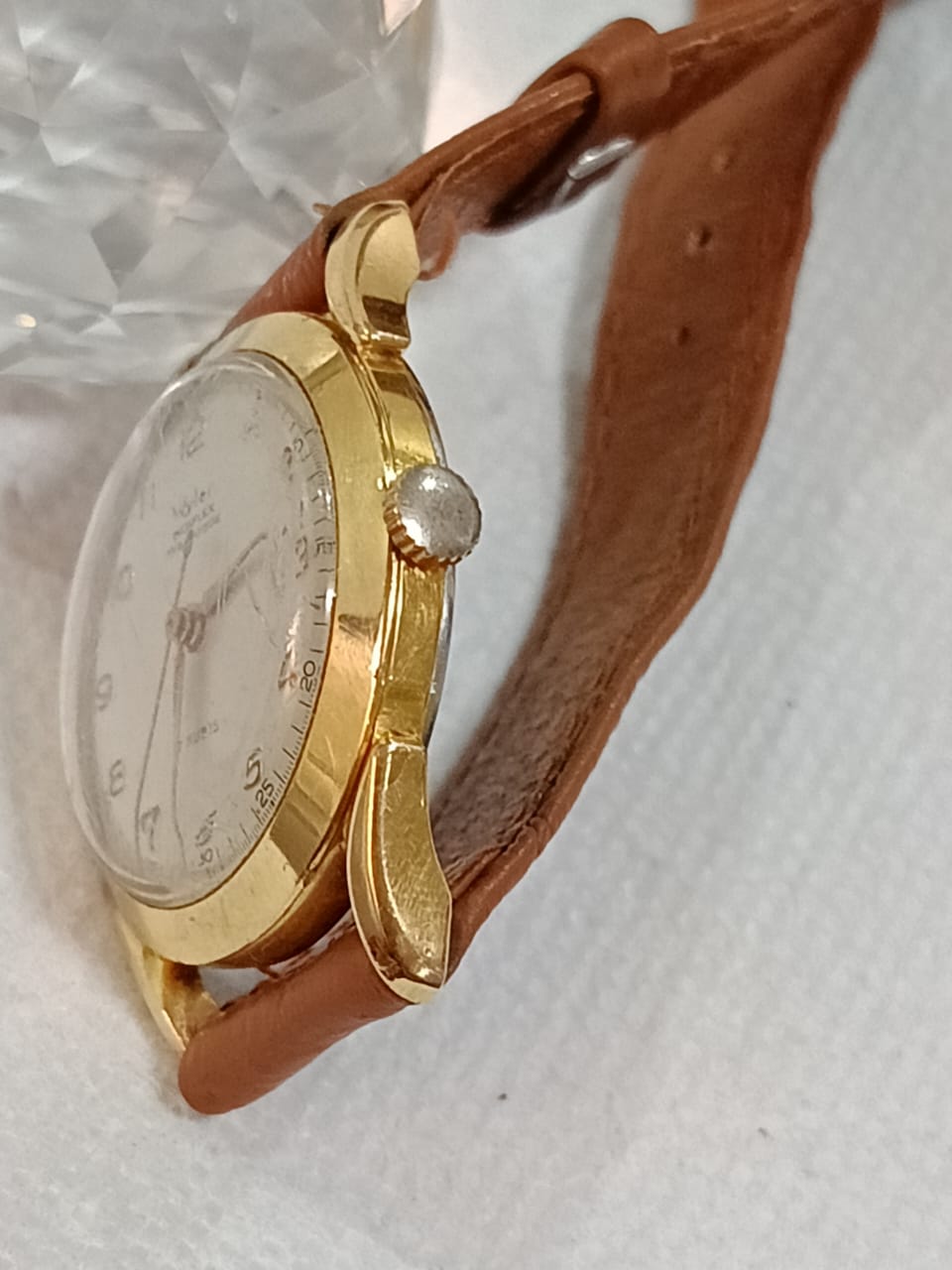 Montre mécanique vintage plaqué or