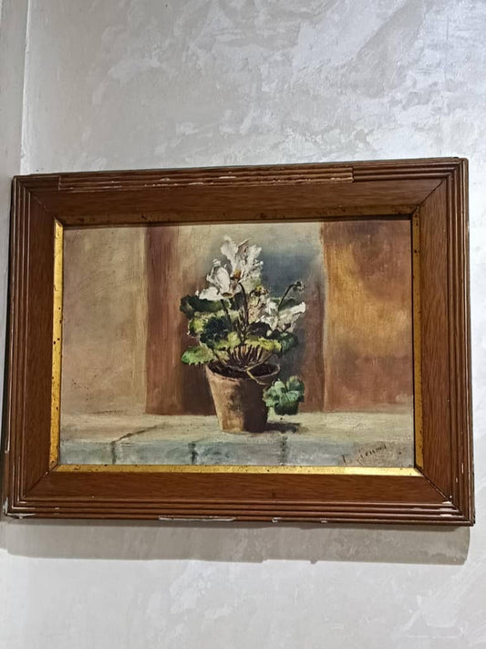Ancien tableau original signé