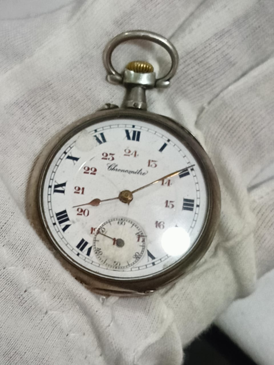 Montre gousset ancienne argent
