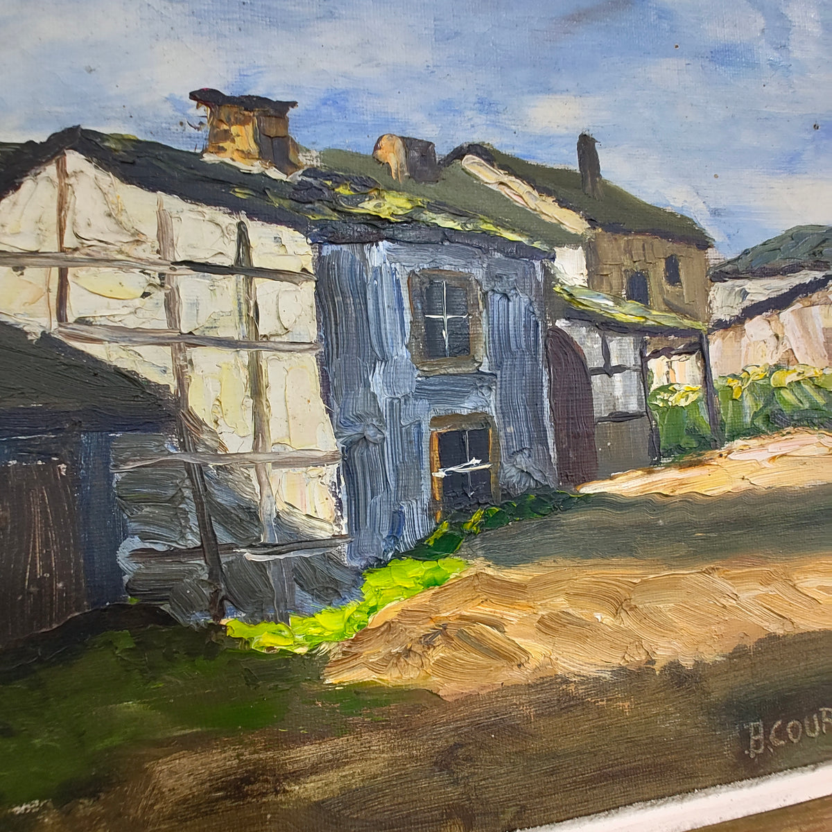 Tableau original signé sur tiol 
50/40cm