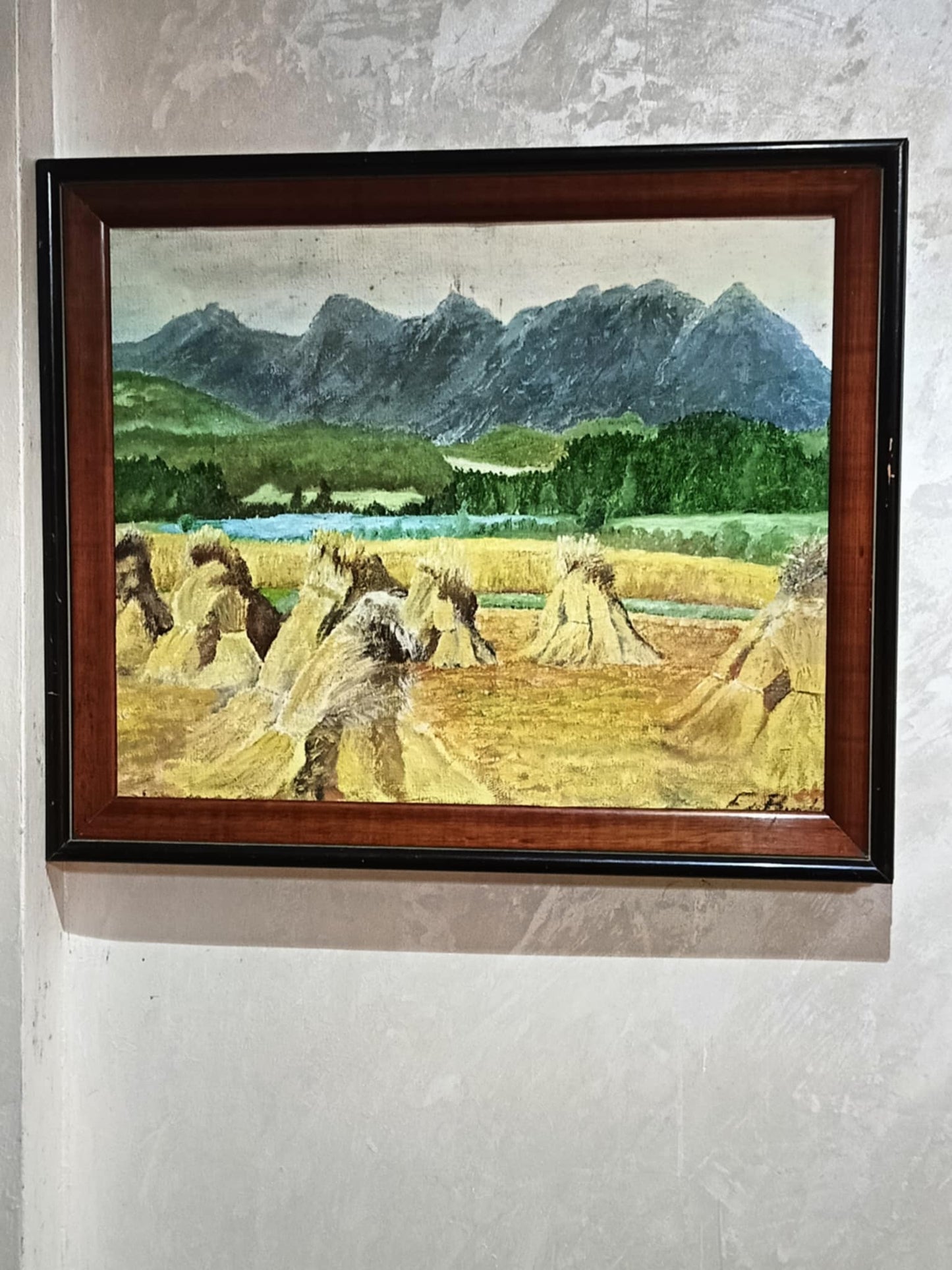 Ancien tableau original signé