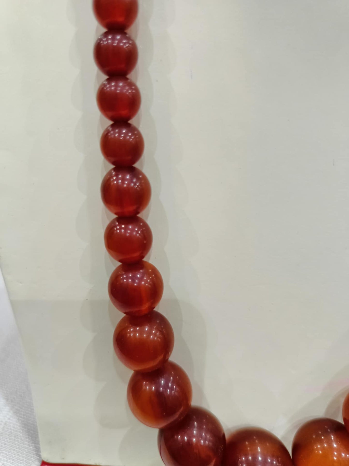 عقد كهرمان عطر طوله 28cm
