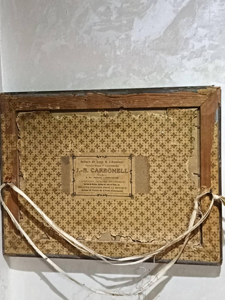 Ancien tableau original signé