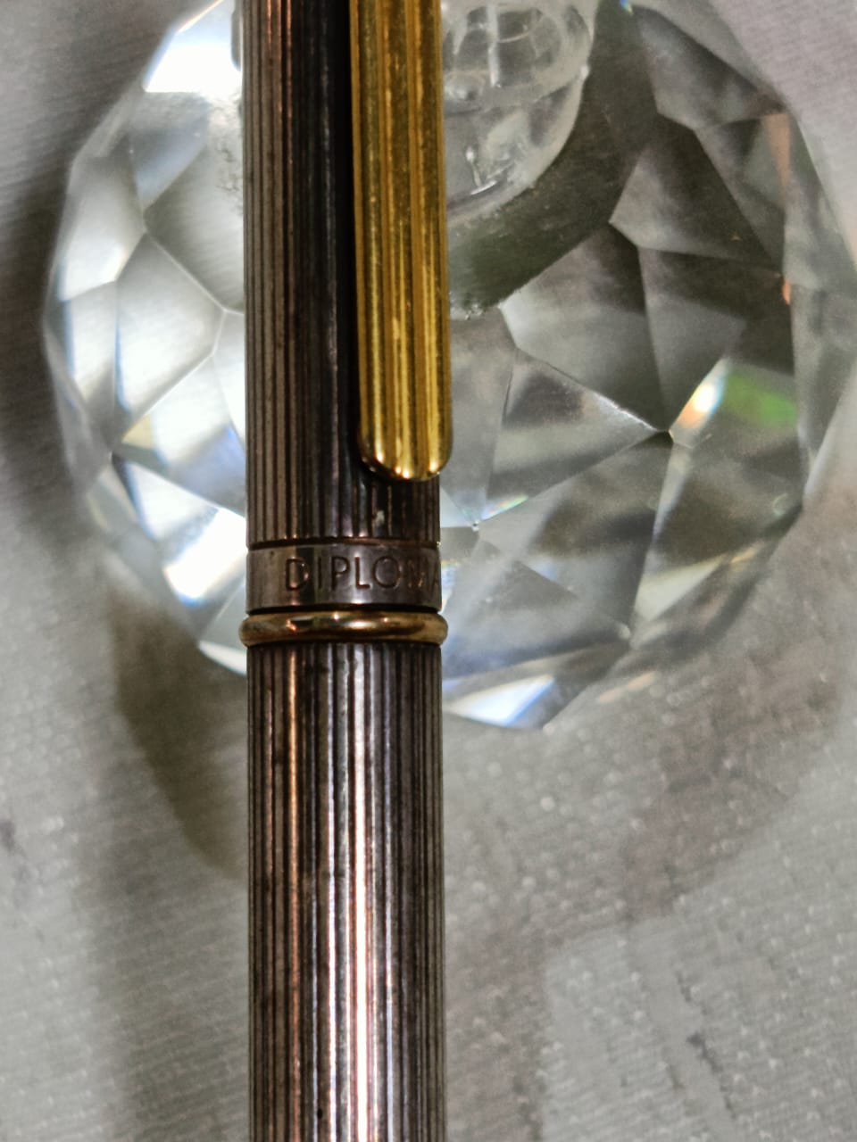 Stylo diplomat argent