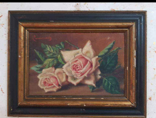 Ancien tableau original signé 
34cm/26cm