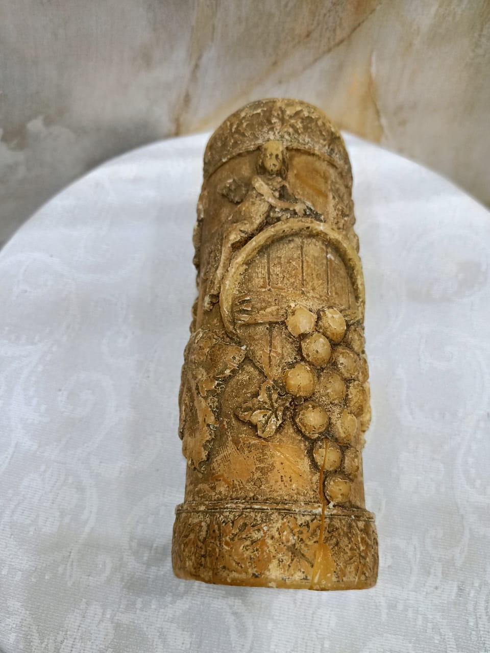 شمعة قديمة جدا أصلية 18cm/7cm