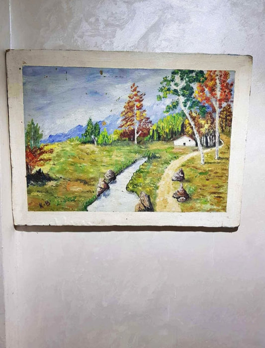 Tableau original signé sur toile 
35cm/30cm