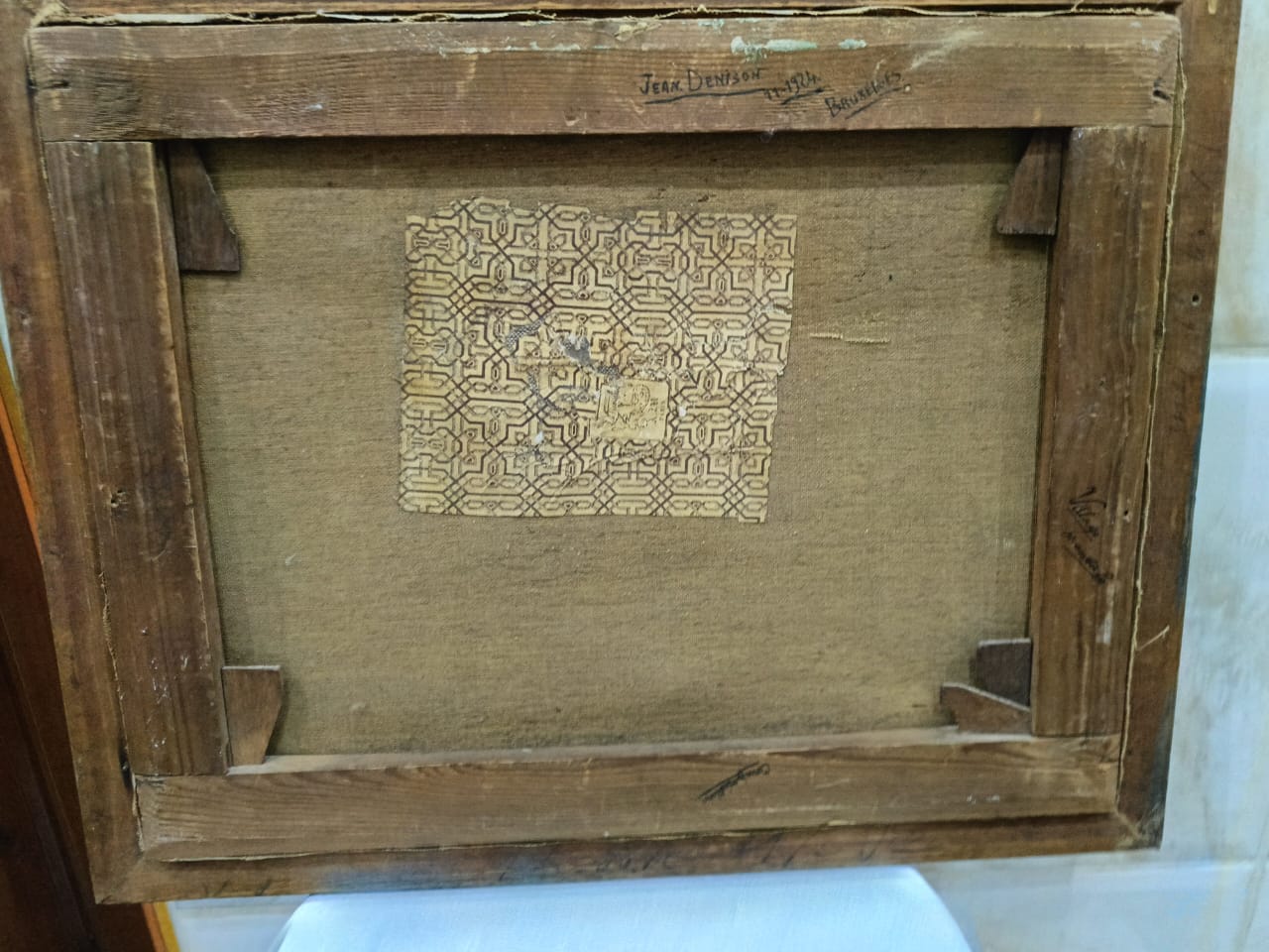Ancien tableau original oriental signé 1924