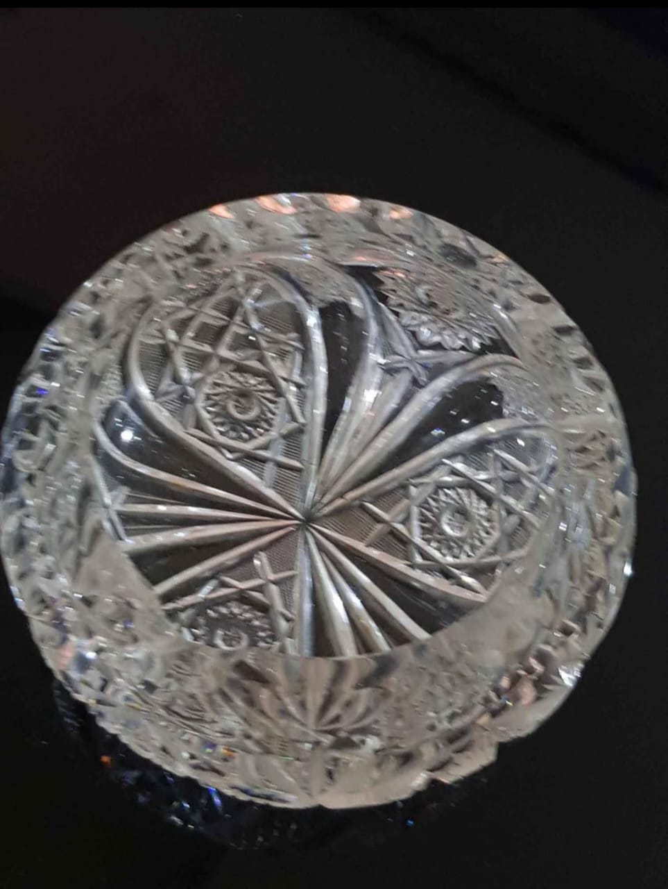 سندري من كرستال منقوش 14cm