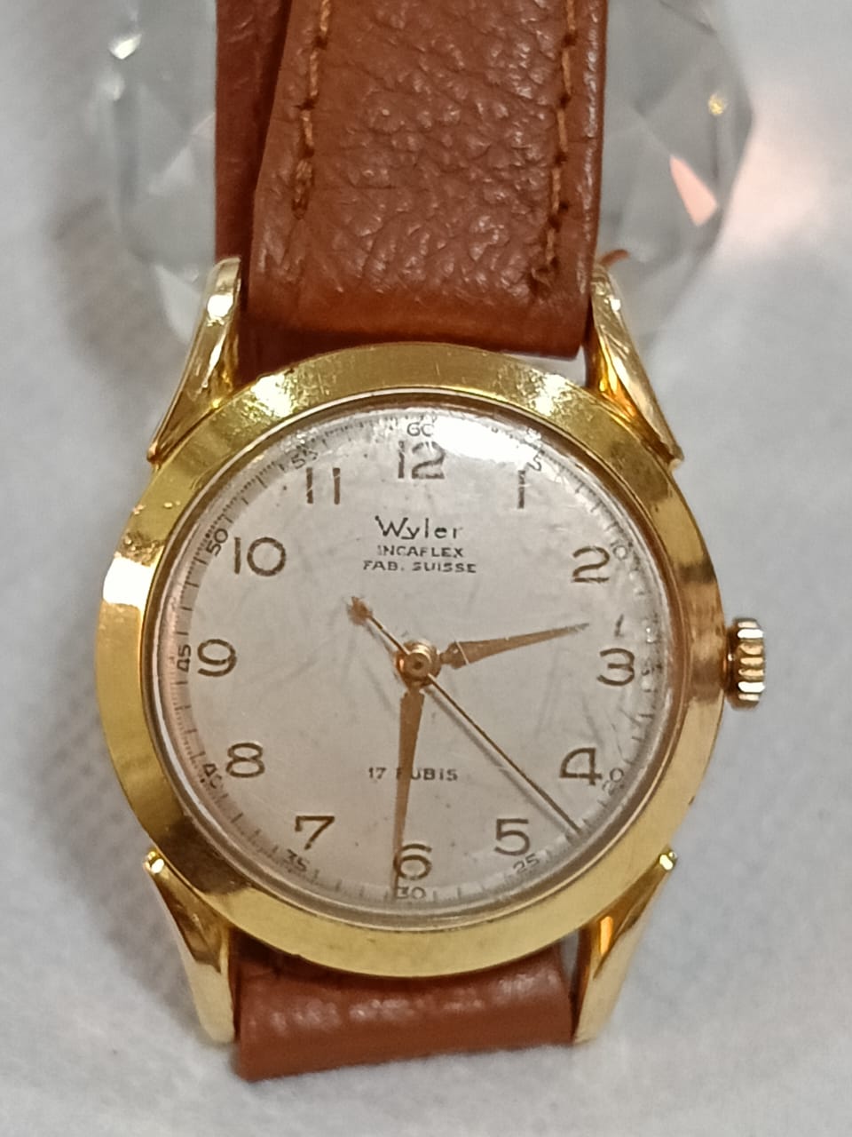 Montre mécanique vintage plaqué or