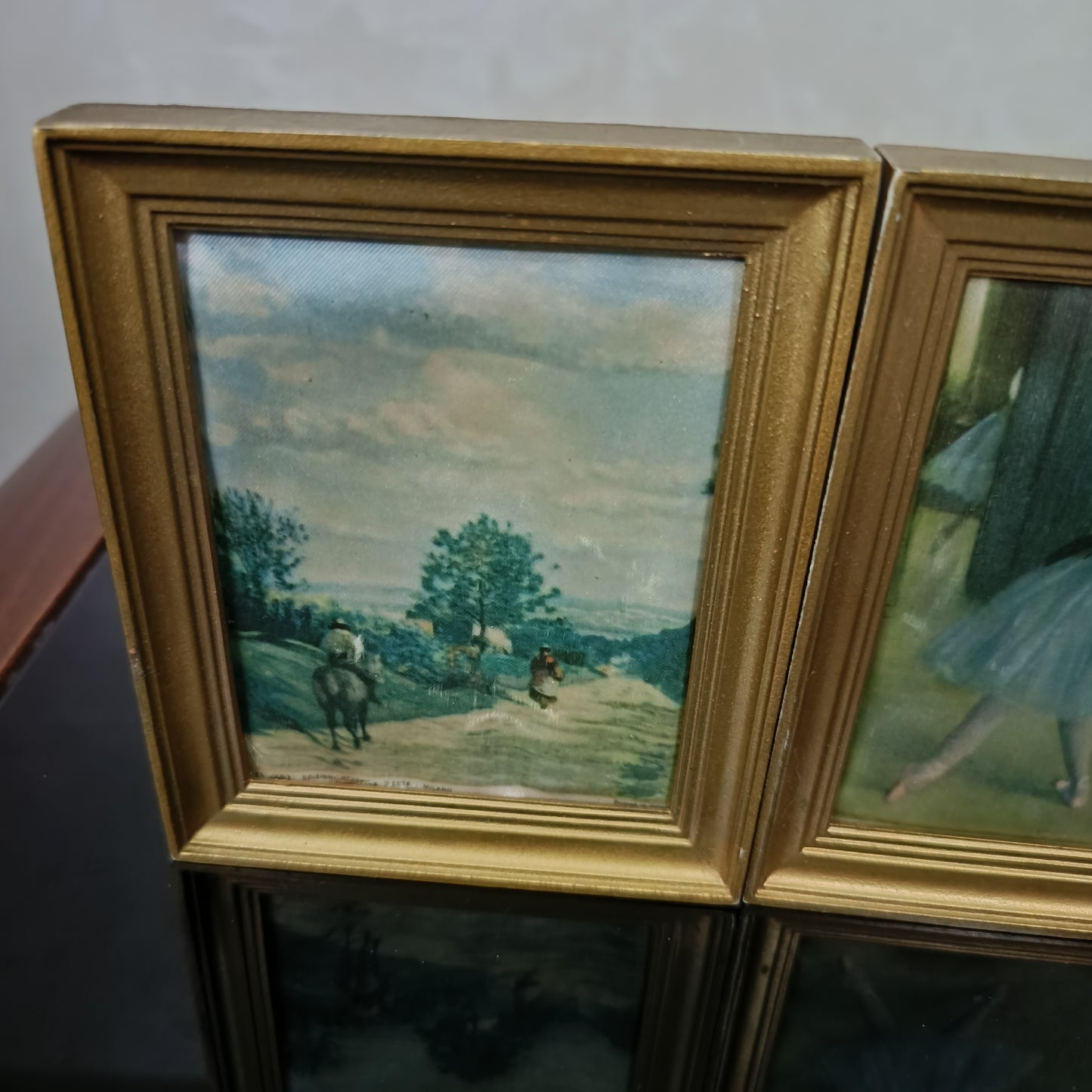 Deux tableaux sur soie