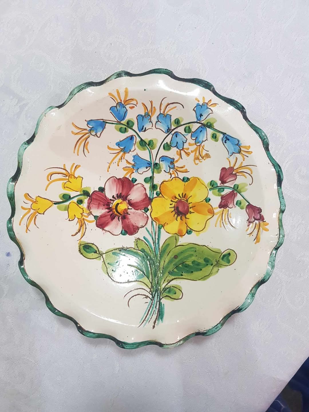 طبق ديكور أصلي سيراميك قطره 25cm