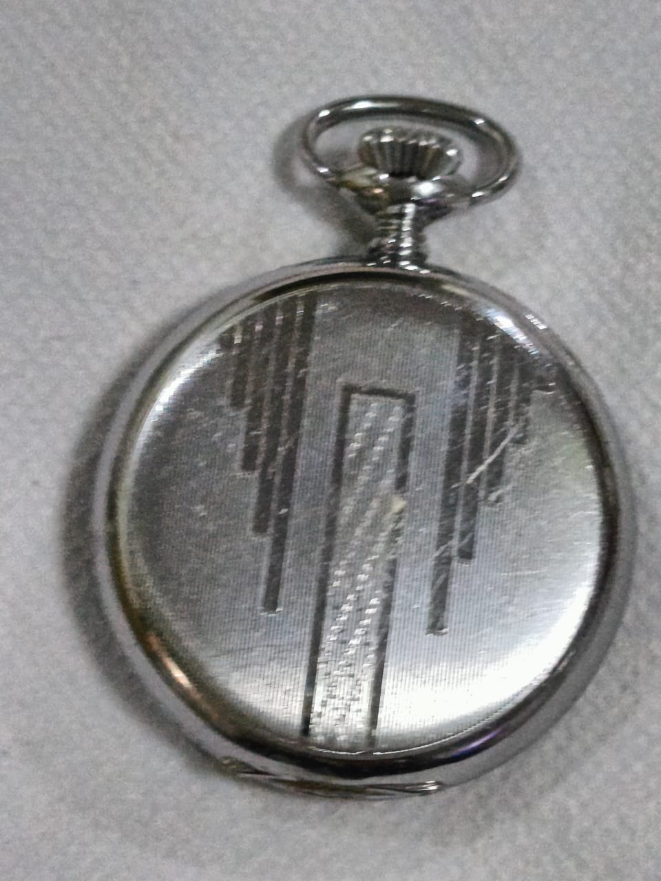 Montre gousset ancienne acier