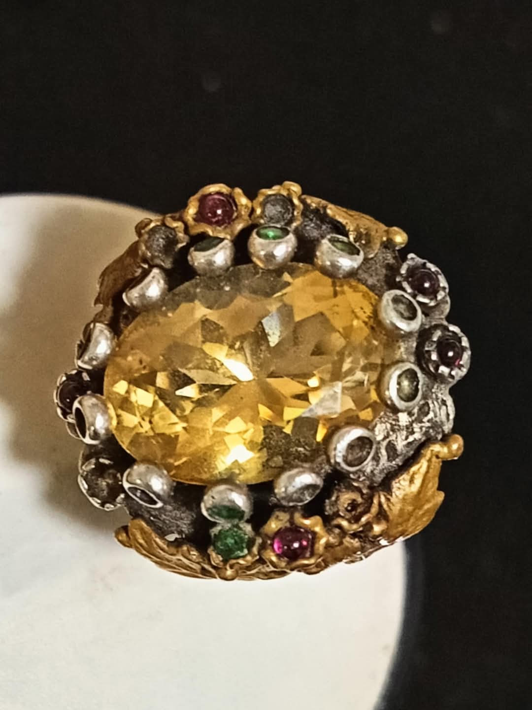 خاتم نسائي بحر سيترين