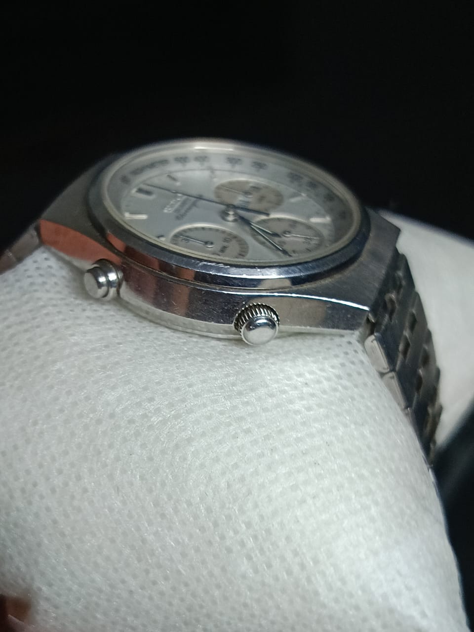 Montre Seiko chronographe Quartz vintage original