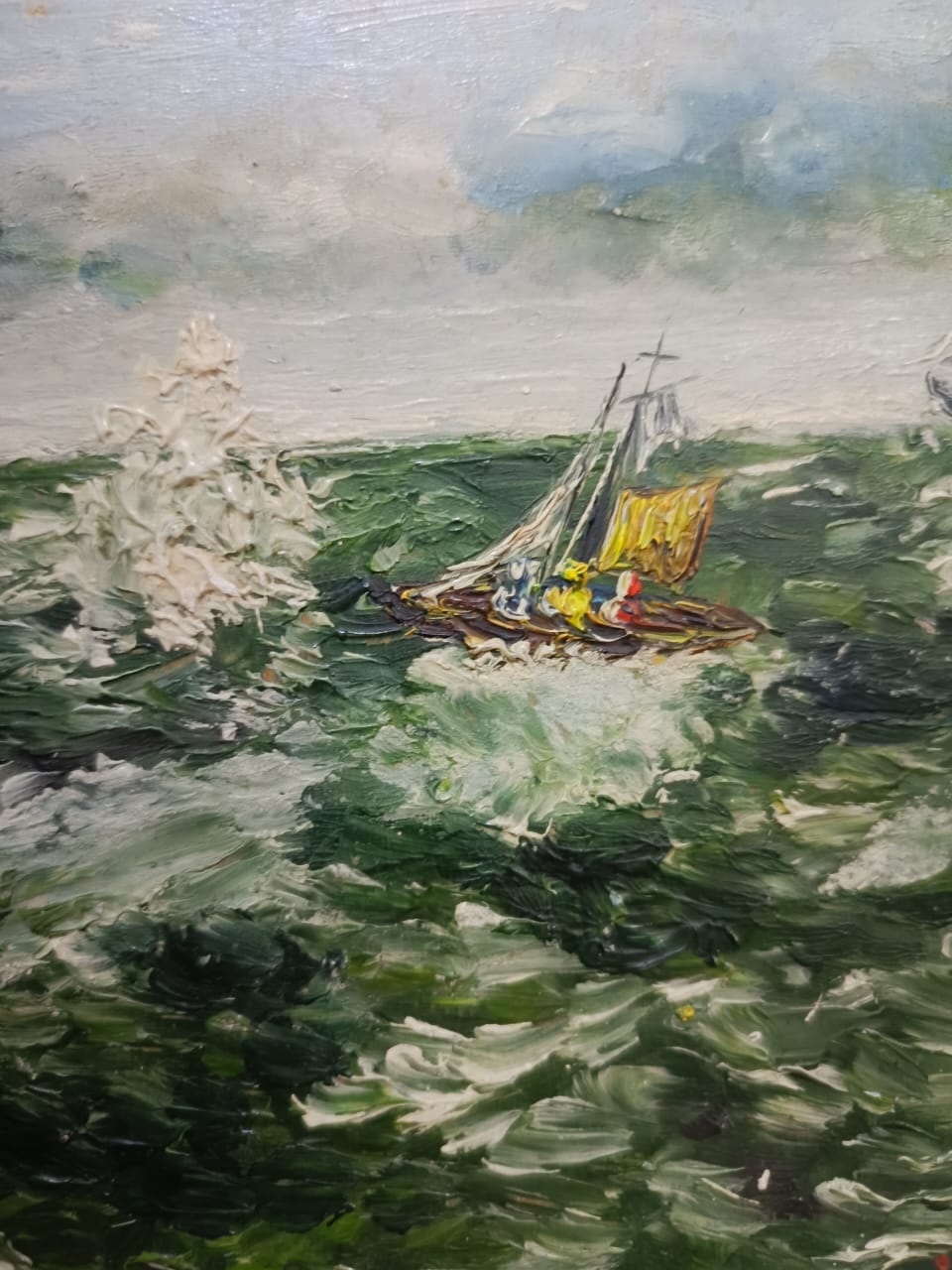 Ancien tableau original signé