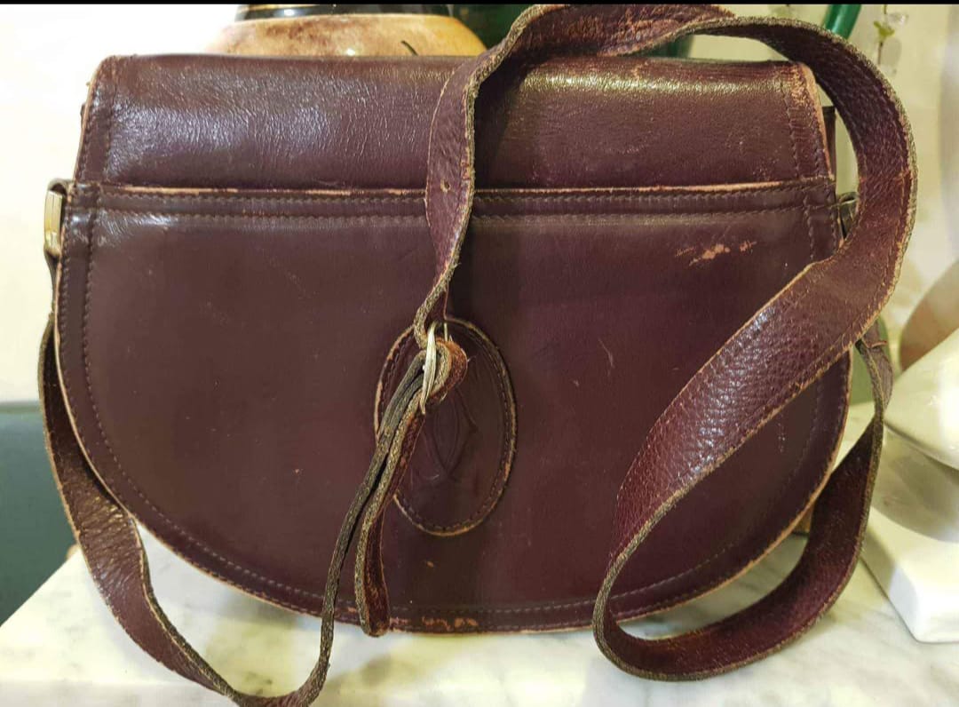 صاك من جلد أحمر  30cm/20cm