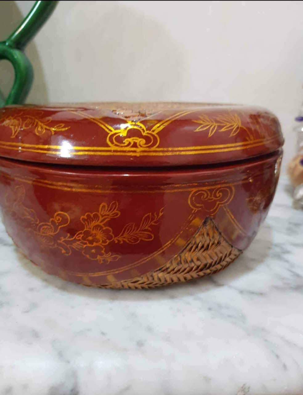 علبة من خيزران قطرها 26cm