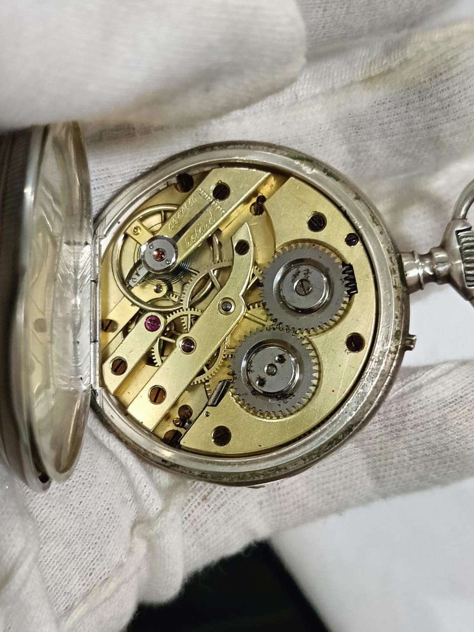 Montre gousset ancienne argent عاطلة